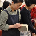 Students on the artist’s book lecture in the Tokyo University of the Arts